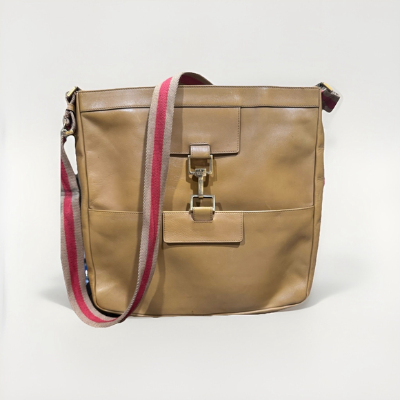 Gucci Handbags - Gucci Jackie Leather Messenger Shoulder Bag Vintage Tom Ford Era